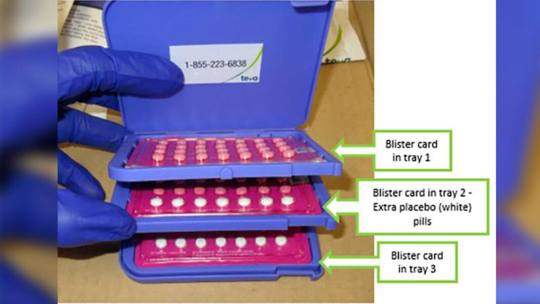 Two lots of birth control pills recalled because they contained too many placebos