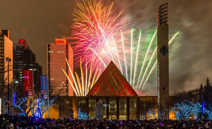 Strict restrictions on fireworks in the city of Edmonton